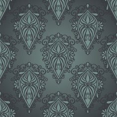 Seamless Ornate Pattern (Vector) Hand Drawn Texture N115