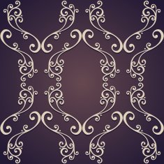 Seamless Ornate Pattern (Vector) Hand Drawn Texture N118