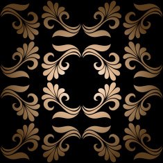 Seamless Floral Pattern (Vector) Hand Drawn Texture N117
