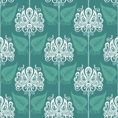 Seamless Floral Pattern (Vector) Hand Drawn Texture N119