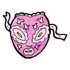 cartoon ornate mask N2