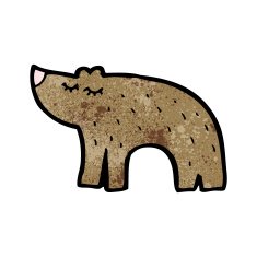 Cartoon Bear N77