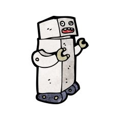 Cartoon Robot N311
