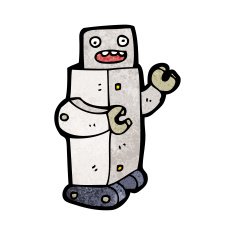 Cartoon Robot N312