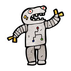 Cartoon Robot N313