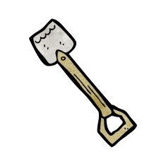 cartoon spade N8