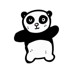Cartoon Panda N13