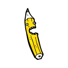 Cartoon Pencil N89