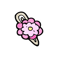 cartoon hair clip N5