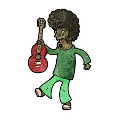 cartoon man with guitar N2