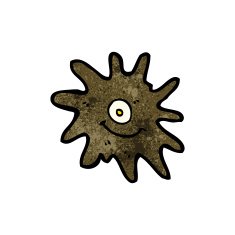 cartoon mud splat