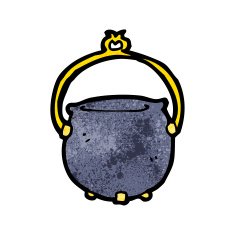 cartoon magic cauldron N8