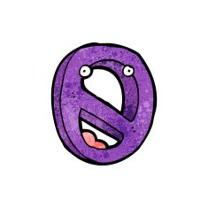 Cartoon Number Zero N7