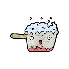 bubbling kitchen pot cartoon N7