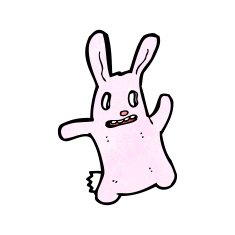 spooky bunny rabbit cartoon N6