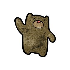 cartoon little bear N20