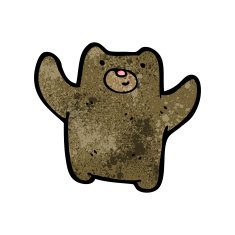 cartoon little bear N22