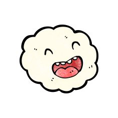 cartoon cloud character N12