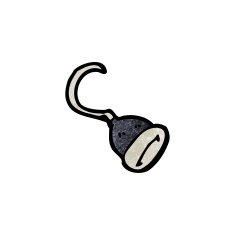 Pirate Hook Cartoon N4