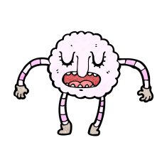 cartoon cloud monster N17