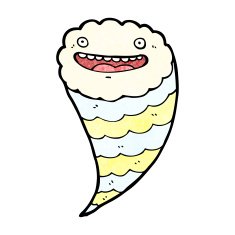 cartoon cloud character N14