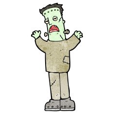 Cartoon Frankenstein Monster N6