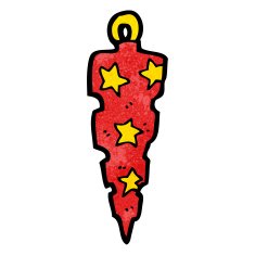 Cartoon Christmas Bauble N90