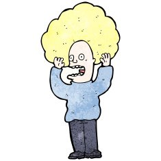cartoon hair raising fright N2