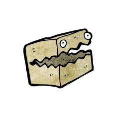 cardboard box cartoon character N6