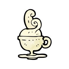 Cartoon Cup Of Coffee N12