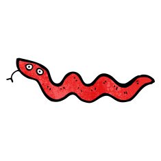 slithering snake cartoon N5