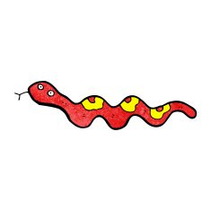 slithering snake cartoon N6