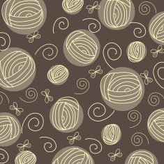 seamless background with flowers N5