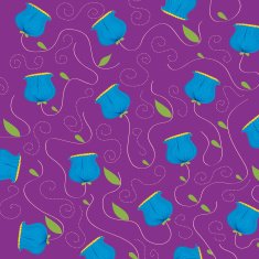 seamless background with flowers N6