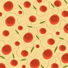 seamless background with flowers N7