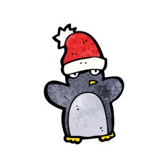 Cute Christmas Penguin N19