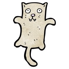 Cartoon Cat N228