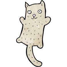 Cartoon Cat N229