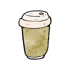 take out coffee cartoon N6