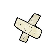 cartoon sticking plaster N8