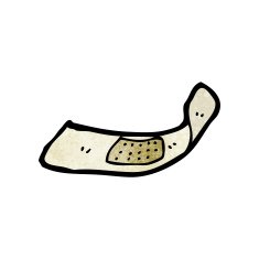 cartoon sticking plaster N10