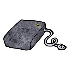cartoon hard drive N3