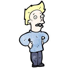 cartoon man with hands on hips N4