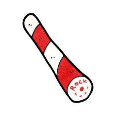 stick of rock cartoon N2