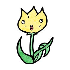 flower cartoon character N21
