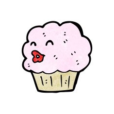 cupcake cartoon N10