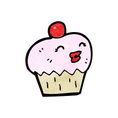 cupcake cartoon N12