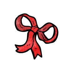 decorative bow cartoon N5