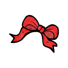 decorative bow cartoon N7
