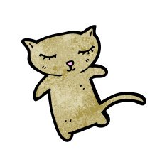 Cute cartoon cat N34